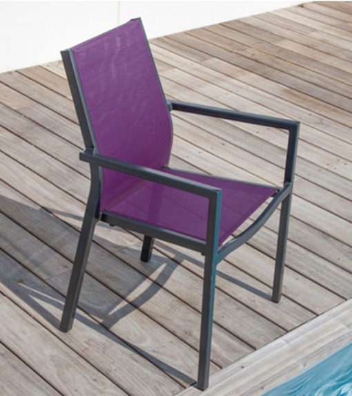 Fauteuil Flore OCEO cassis