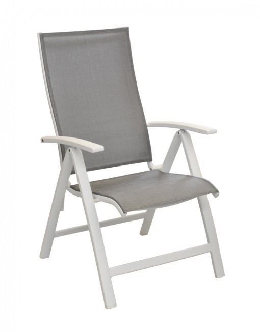 Fauteuil Elegance OCEO multipo blanc-s-argent