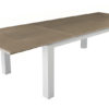 Table Florence OCEO 200-300 blanc-s-taupe