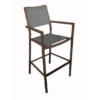 Fauteuil haut Florence OCEO brun-ds-taupe