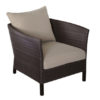 Fauteuil THYME brown-taupe OCEO