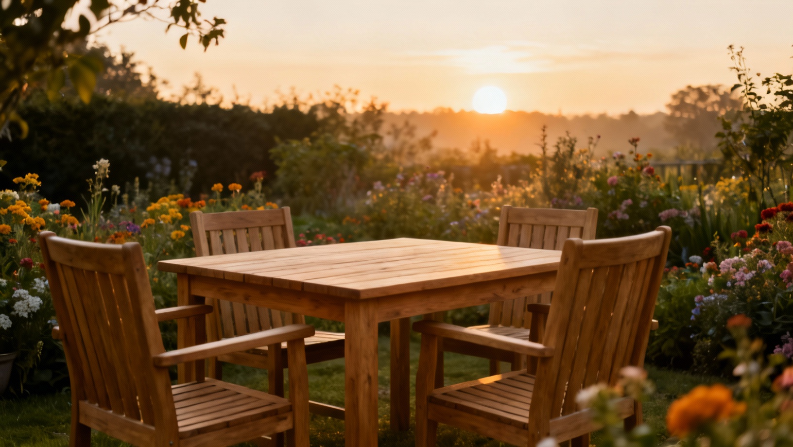 Quelle hauteur de table de jardin choisir pour manger confortablement ?